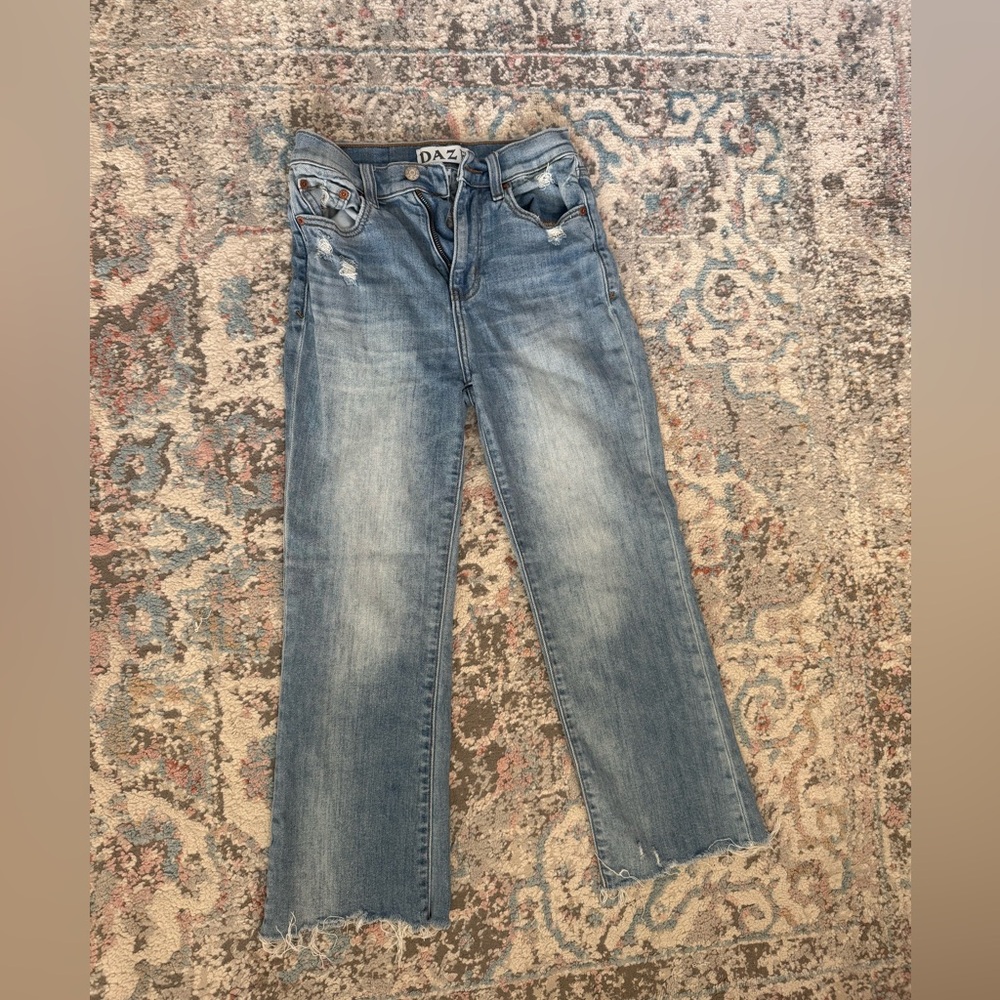 Women's Blue crop Jeans
